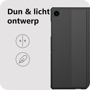 JustinCase - Étui folio TriFold Smart Book Samsung Galaxy Tab A11 Plus / A9 Plus support multi-angles mise en veille auto 