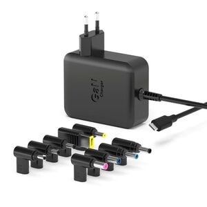 POWER SUPPLY 100W GaN - TYPE C + UNIVERSAL - PLUG IN - EU