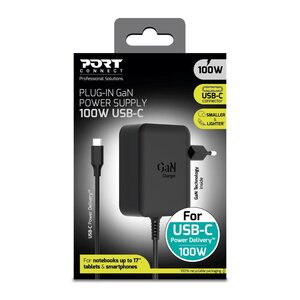 POWER SUPPLY 100W GaN - TYPE C - PLUG IN - EU