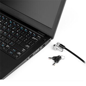 Câble de verrouillage Kensington Pour Ordinateur Portable, Tablette - 182,88 cm (72") Câble - Fermeture à clé - Noir, Arge