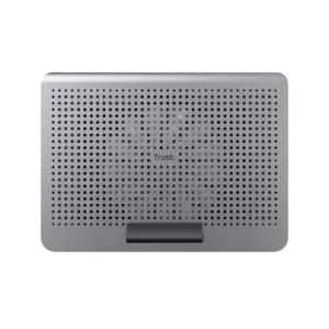 Trust Exto Support de Refroidissement pour Ordinateur Portable, Hauteur Réglable 8 positions, avec Un Ventilateur réglable