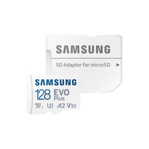 Carte mémoire micro SD Samsung EVO Plus 128 Go, UHS-I, MB-MC128KA/EU, vitesse jusqu'à 160 Mo/s, garantie 10 ans