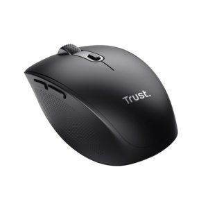 Trust Souris Optique Ozaa compact - Noir - Sans fil silencieuse - Bluetooth-Rechargeable USB 2.0 Type A - 6 Bouton(s) - 10