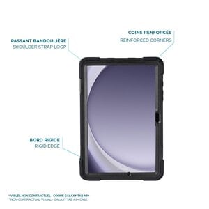 Coque de protection renforcée avec bandoulière pour Galaxy Tab A11+ / Galaxy Tab A9+ (11'') - ALL IN CASE
