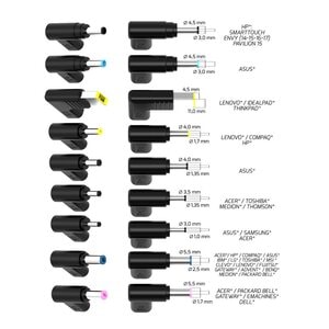 POWER SUPPLY 100W GaN - TYPE C + UNIVERSAL - PLUG IN - EU