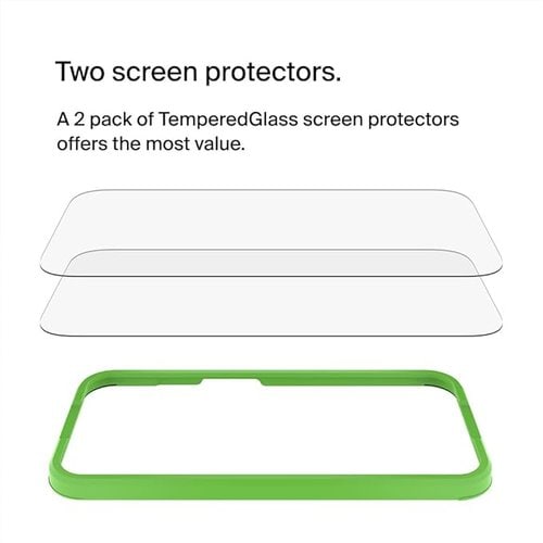 BELKIN TEMPERED GLASS FOR IPHONE 15 PRO MAX