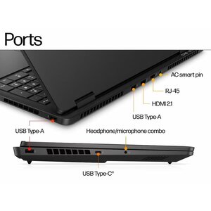 OMEN 16-ap0181AX 40.64 cm (16") Gaming Notebook - WUXGA - 165 Hz - AMD Ryzen 9 8940HX - 24 GB - 1 TB SSD - Shadow Black - 
