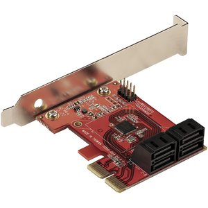 StarTech.com SATA Controller - Serial ATA/600 - PCI Express 3.0 x4 - Plug-in Card - 4 Total SATA Port(s) - 4 SATA Port(s) 