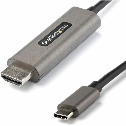 StarTech.com 1 m (39.37") HDMI/USB-C A/V Cable - 1 Each - Cable for Audio/Video Device, Monitor, Digital Signage Display, 
