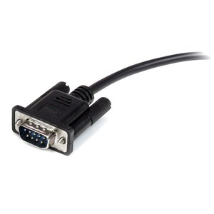 StarTech.com 3 m (118.11") Serial Data Transfer Cable - 1 Each - First End: 1 x 9-pin DB-9 RS-232 Serial - Male - Second E