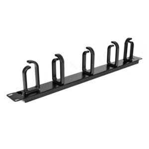 StarTech.com Cable Routing - Black - 1 Each Pack - TAA Compliant - Cable Management Panel - 1U Rack Height x 19" Panel Wid