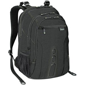 Targus Spruce EcoSmart TBB013AP Carrying Case (Backpack) for 39.62 cm (15.60") Notebook, Accessories - Black, Olive - Poly