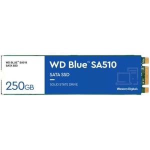 WD Blue SA510 WDS250G3B0B 250 GB Solid State Drive - M.2 2280 Internal - SATA (SATA/600) - Desktop PC Device Supported - 1