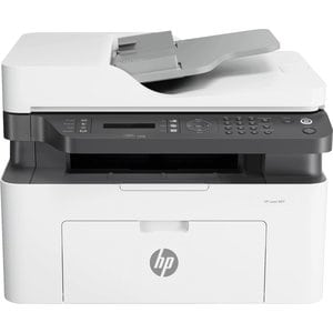 HP 1188fnw Wired & Wireless Laser Multifunction Printer - Monochrome - White - Copier/Fax/Printer/Scanner - 20 ppm Mono Pr