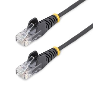 CABLE - BLACK SLIM CAT6 PATCH CORD 2.5M N6PAT250CMBKS
