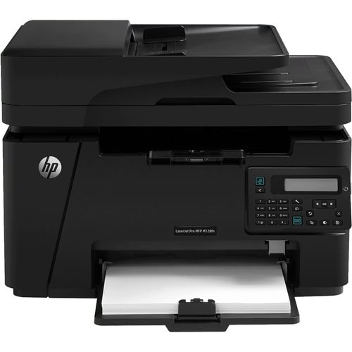 HP LaserJet Pro M128fn Wired Laser Multifunction Printer - Monochrome - Copier/Fax/Printer/Scanner - 21 ppm Mono Print - 6