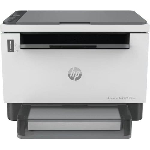 HP LaserJet Tank 1005w Wired & Wireless Laser Multifunction Printer - Monochrome - Copier/Printer/Scanner - 22 ppm Mono Pr
