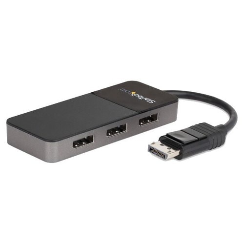StarTech.com Signal Splitter - Plastic - 30 Hz to 60 Hz - 7680 x 4320 - 2 m (78.74") Maximum Operating Distance - DisplayP