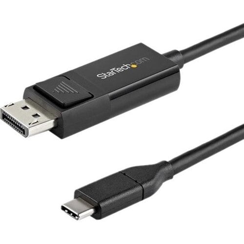 StarTech.com 2 m (78.74") DisplayPort/USB-C A/V Cable - 1 Each - Cable for Audio/Video Device, Monitor, Notebook, Amplifie