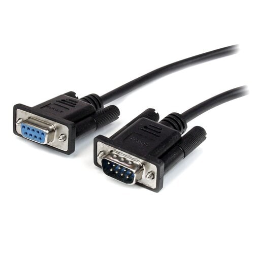 StarTech.com 3 m (118.11") Serial Data Transfer Cable - 1 Each - First End: 1 x 9-pin DB-9 RS-232 Serial - Male - Second E
