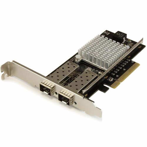StarTech.com 10Gigabit Ethernet Card for Workstation - 10GBase-X - SFP+ - Plug-in Card - Black - PCI Express x4 - 20 Gbit/