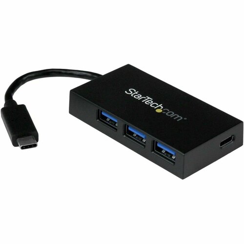 StarTech.com USB Hub - USB Type C - External - Black - 4 Total USB Port(s) - 4 USB 3.1 Port(s)