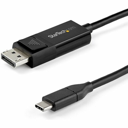 StarTech.com 2 m (78.74") DisplayPort/USB-C Video Cable Adapter - 1 Each - Cable for Audio/Video Device, Monitor, MAC, Mob