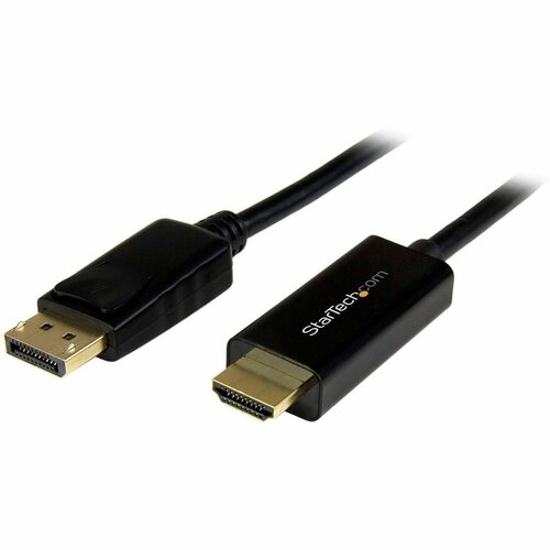 StarTech.com 2 m (78.74") DisplayPort/HDMI A/V Cable - 1 Each - Cable for Ultrabook, Projector, Workstation, TV - First En