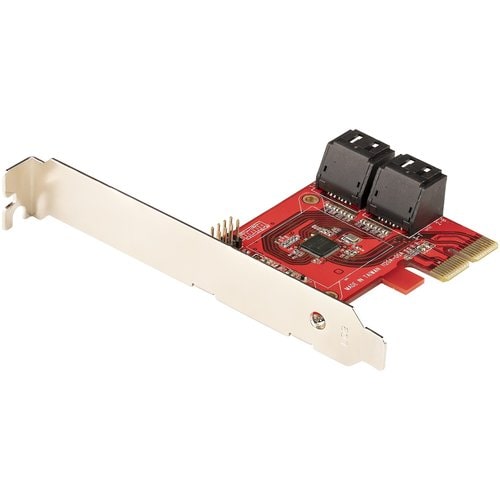 StarTech.com SATA Controller - Serial ATA/600 - PCI Express 3.0 x4 - Plug-in Card - 4 Total SATA Port(s) - 4 SATA Port(s) 