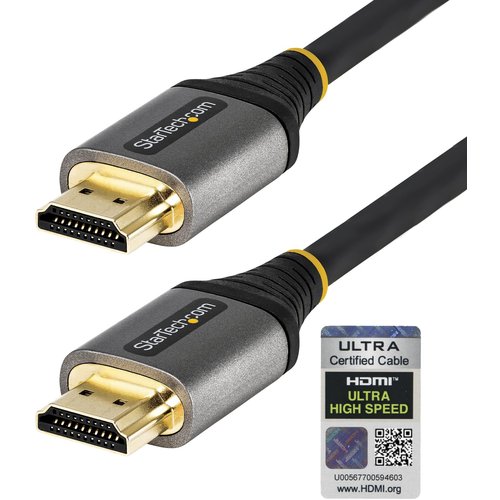 StarTech.com 3.66 m (144") HDMI Video Cable - 1 - Cable for Audio/Video Device, Monitor, TV, Workstation, Projector - Firs