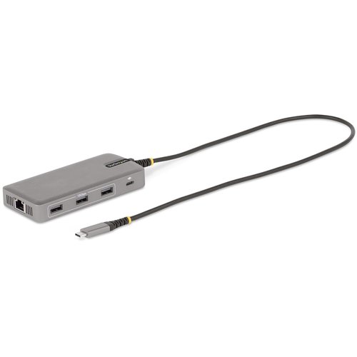 StarTech.com USB 3.2 (Gen 2) Type C Docking Station for Desktop PC, Notebook, Monitor - 15 W - Grey - 3 Displays Supported