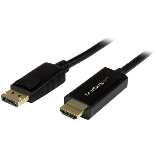 StarTech.com 1 m (39.37") DisplayPort/HDMI Video Cable Adapter - 1 Each - Cable for Ultrabook, Projector, TV, Workstation 