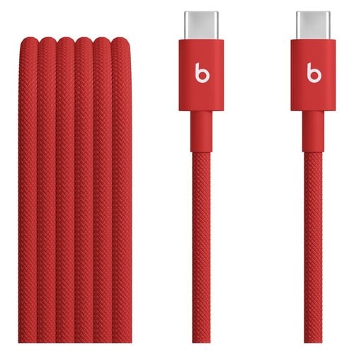 Beats by Dr. Dre 1.50 m (59.06") USB-C Data Transfer Cable - Rapid Red