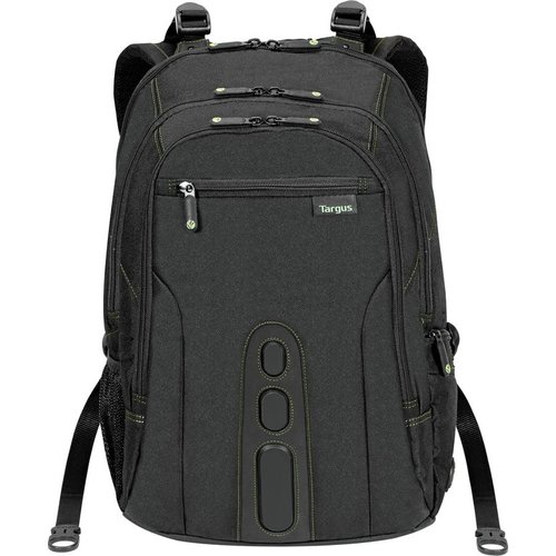 Targus Spruce EcoSmart TBB013AP Carrying Case (Backpack) for 39.62 cm (15.60") Notebook, Accessories - Black, Olive - Poly