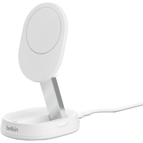 Belkin Convertible Qi2 Magnetic Charging Stand, White
