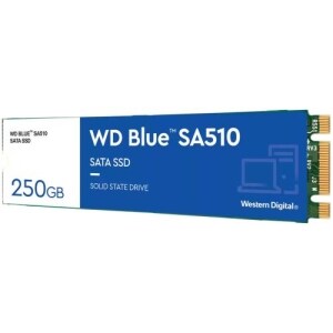 WD Blue SA510 WDS250G3B0B 250 GB Solid State Drive - M.2 2280 Internal - SATA (SATA/600) - Desktop PC Device Supported - 1
