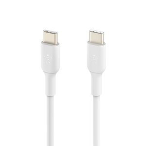 Belkin USB-IF Certified PVC 60 W USB-C to USB-C (Type C) Charge cable, 3.3 Feet / 1 Meter, White