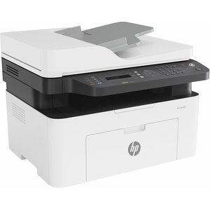 HP 1188fnw Wired & Wireless Laser Multifunction Printer - Monochrome - White - Copier/Fax/Printer/Scanner - 20 ppm Mono Pr