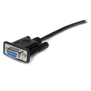 StarTech.com 3 m (118.11") Serial Data Transfer Cable - 1 Each - First End: 1 x 9-pin DB-9 RS-232 Serial - Male - Second E