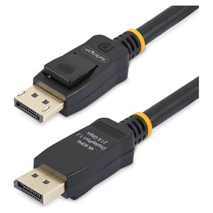StarTech.com 2 m (78.74") DisplayPort A/V Cable - 1 - Cable for Audio/Video Device, Monitor, Workstation, Projector - Firs