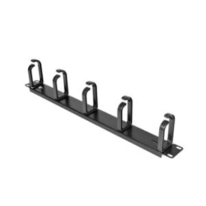 StarTech.com Cable Routing - Black - 1 Each Pack - TAA Compliant - Cable Management Panel - 1U Rack Height x 19" Panel Wid