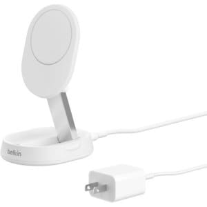 Belkin Convertible Qi2 Magnetic Charging Stand, White