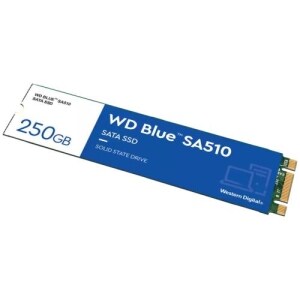 WD Blue SA510 WDS250G3B0B 250 GB Solid State Drive - M.2 2280 Internal - SATA (SATA/600) - Desktop PC Device Supported - 1