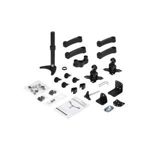 StarTech.com Mounting Arm for Flat Panel Display - Black - TAA Compliant - Height Adjustable - 2 Display(s) Supported - 30