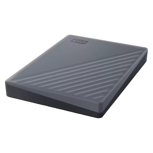 WD My Passport WDBRMD0050BGY-WESN 5 TB Portable Hard Drive - External - Silicon Gray - Desktop PC, Smartphone, MAC Device 