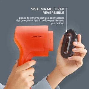 Rowenta Pure Pop, Stiratore Verticale Portatile, Pad Reversibile, colore rosso corallo