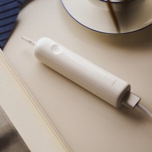 Laifen Wave, Adulto, Spazzolino rotante-oscillante, Bianco, 66000 movimenti per minuto, Bianco, Ovale