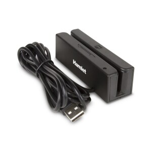 Hamlet Lettore USB di tessere a Banda magnetica 1/2/3 tracce direzionale. Compatibile con le schede HICO/LOCO e con lo sta