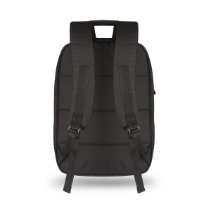 Hamlet Zaino porta Notebook fino a 15,6". Dotato di 3 aperture con Zip separate e 4 scomparti.  Tasca principale con zip a