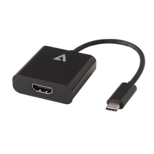 Adattatore Audio/video A/V V7 V7UCHDMI-BLK-1E - Nero - da USB-C maschio a HDMI femmina